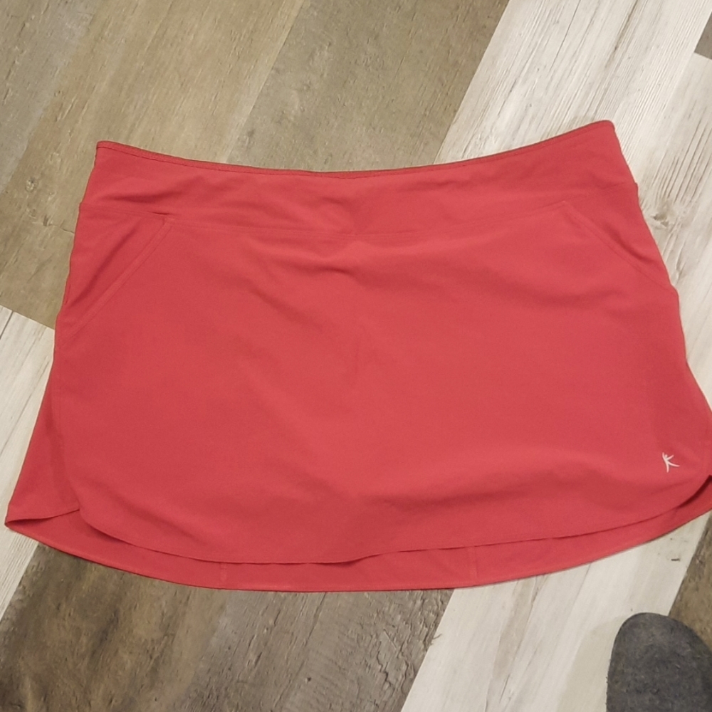Danskin Red  Skort